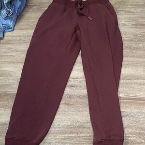 Athletic Works Women's Maroon Joggers
